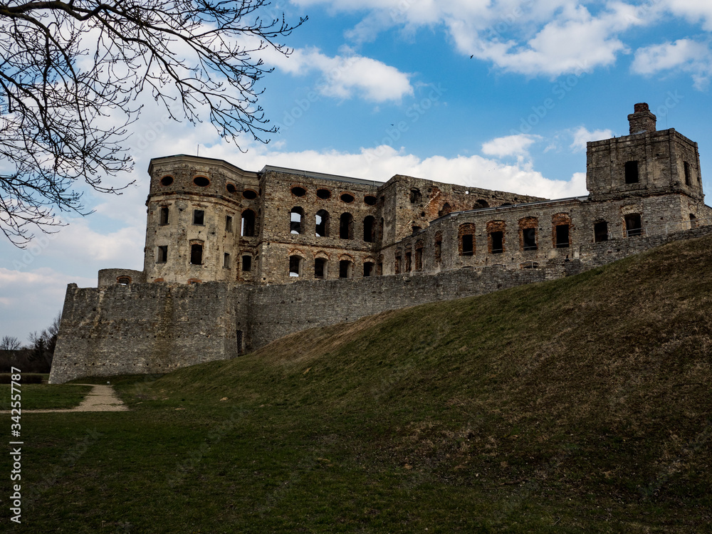 Ruins of Krzyztopor castle, Poland.