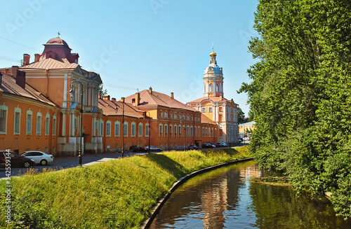St. Petersburg Canal and Church