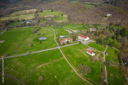 Aerial Landscape of Peapack Gladstone New Jersey
