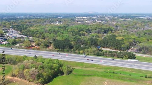 Busy Expressway Greentrees spring