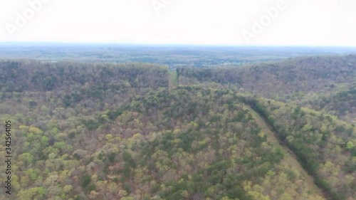 Over the hills through the woods