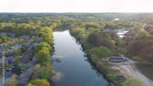 flying over the Chattahoochee River 