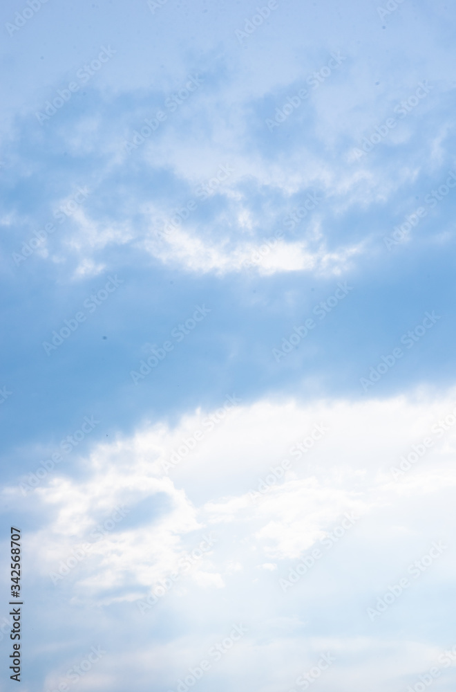 blue sky with clouds