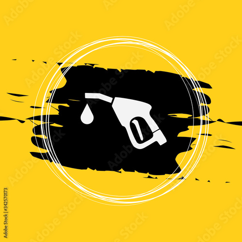 Gasoline Nozzle Icon, Gas Station Icon