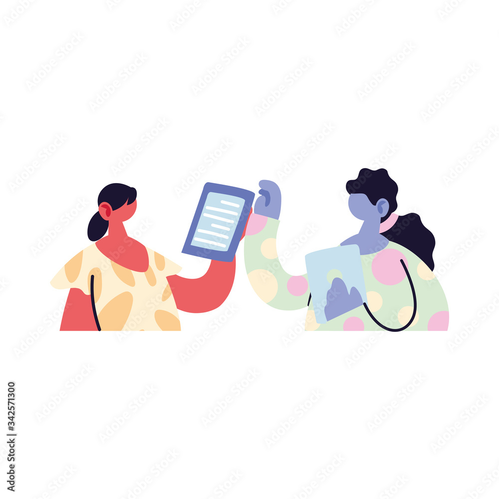 Fototapeta premium women organizing work to deliver