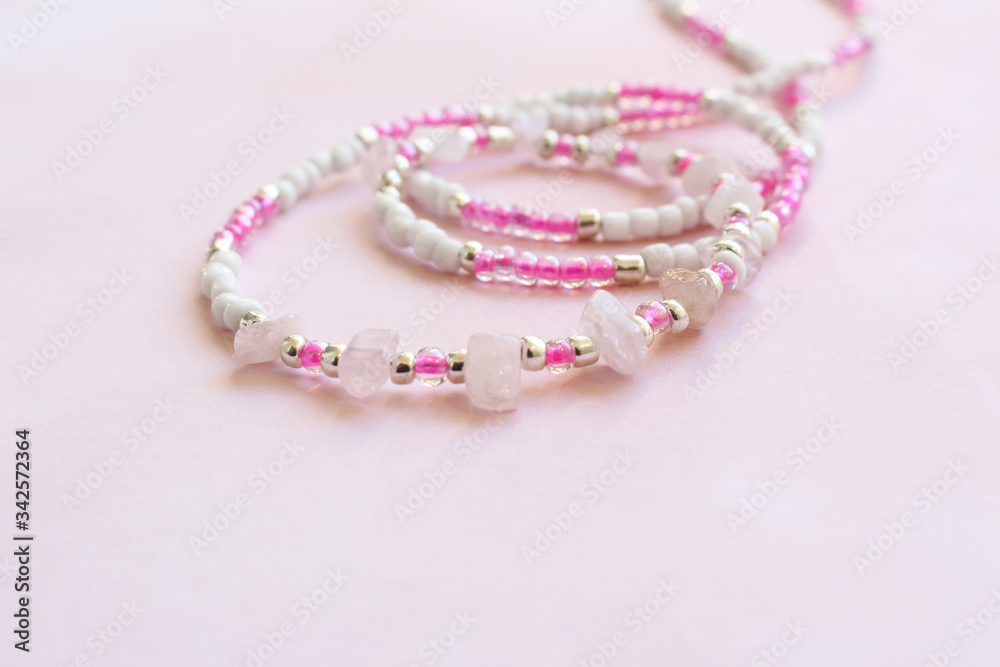 Rose Quartz Waist Beads