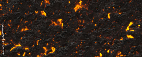 3d material hot liquid lava background