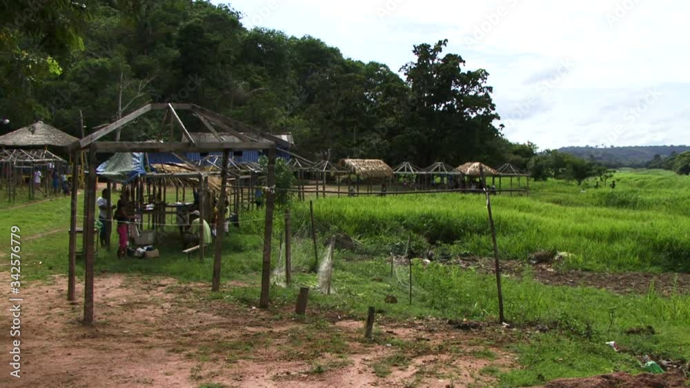 Village in the Amazon rain forest Village in the Amazon rain forest