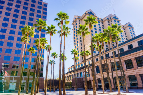 Urban landscape in downtown San Jose, Silicon Valley, California photo