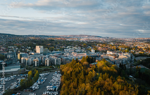 The South Norwegian town Skoyen photo