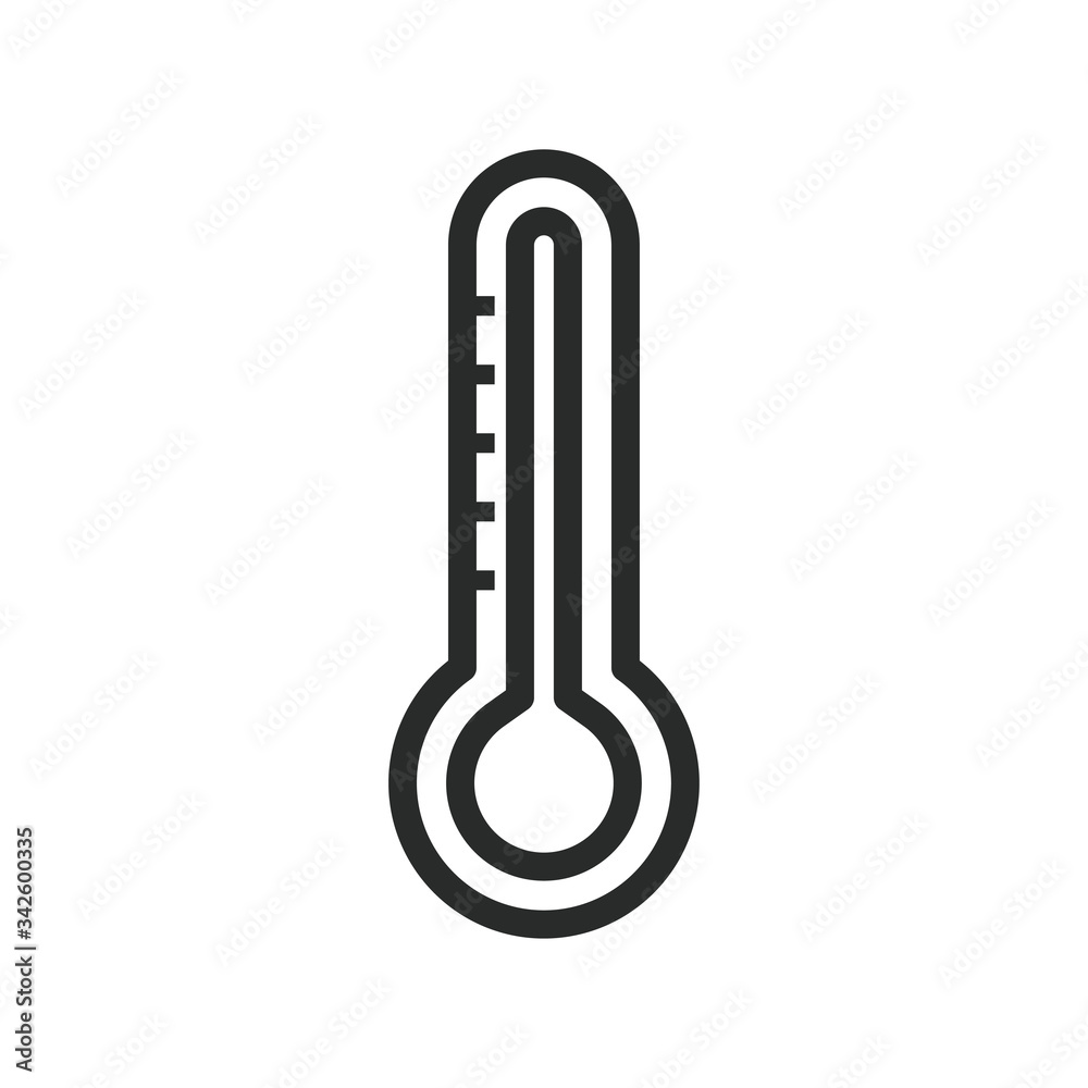 thermometer icon vector design illustration