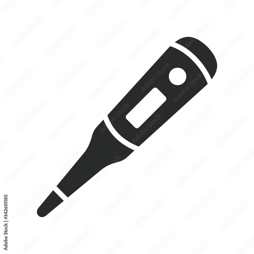 thermometer digital icon vector design illustration thermometer digital icon vector design illustration