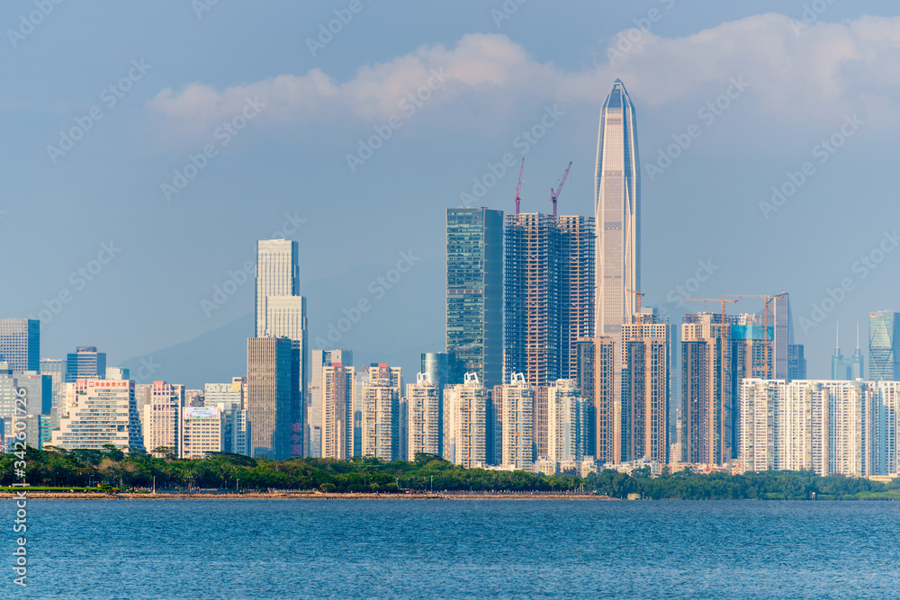 Shenzhen Ping An financial center skyline
