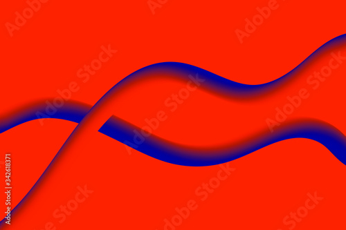 Abstract background with fluid shape. Lush Lava color gradient. Liquid dynamic shape. Vector illustration design.