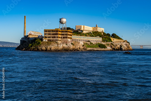 Wallpaper Mural Alcatraz Island prison penitenciary, San Francisco California, USA, March 30, 2020 Torontodigital.ca