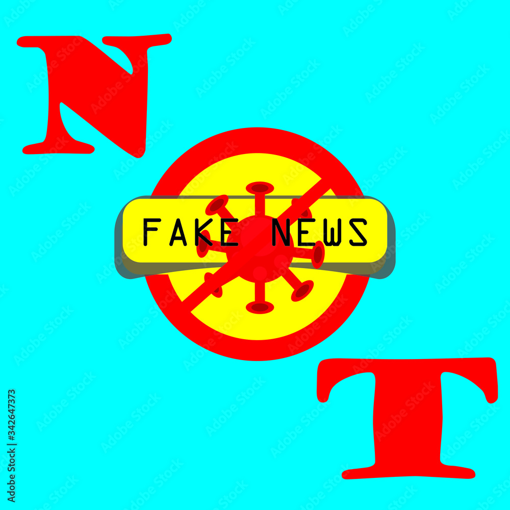 Vector Illustration of a fake news fraud and scam regarding the pandemic COVID 19 Vector Illustration of a fake news fraud and scam regarding the pandemic COVID 19