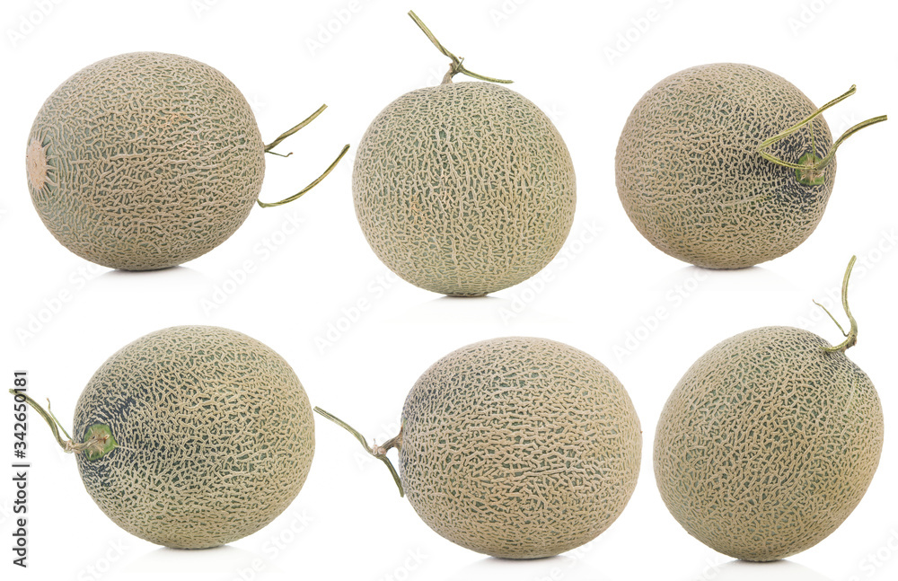 Set Melon healthy fresh fruit from nature isolated on a white background. Set Melon healthy fresh fruit from nature isolated on a white background.