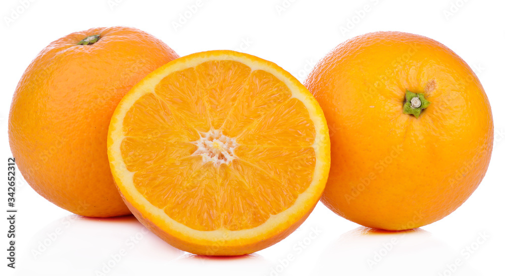 Orange slice healthy fresh fruit from nature isolated on a white background. Orange slice healthy fresh fruit from nature isolated on a white background.