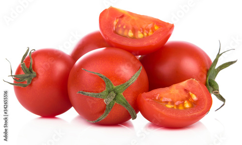 tomato  healthy fresh vegetable from nature isolated on a white background.