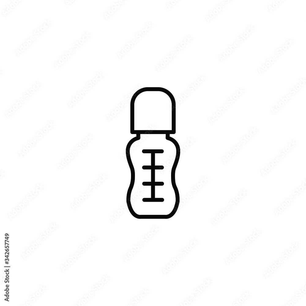 Milk bottle icon template Milk bottle icon template