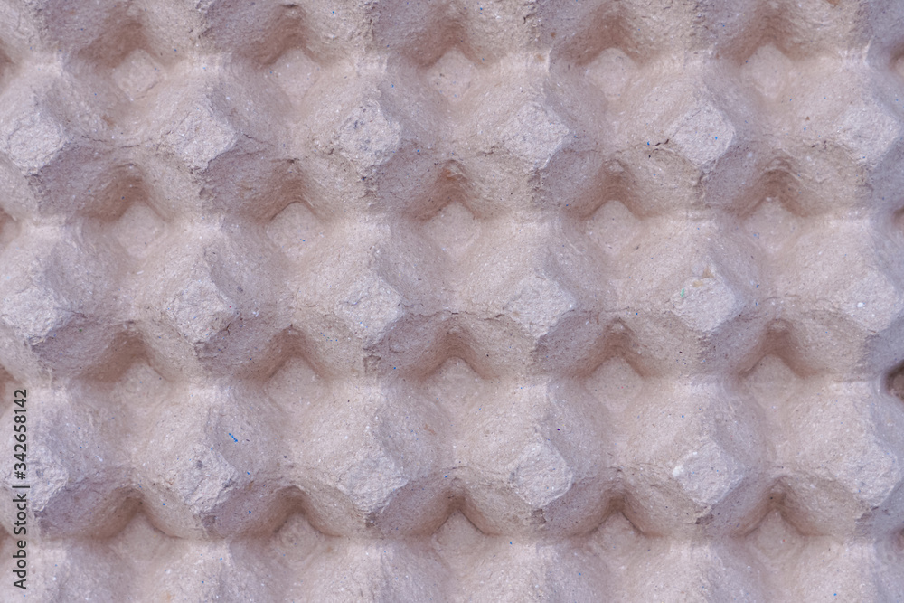 Brown paper sheet with a convex surface Brown paper sheet with a convex surface