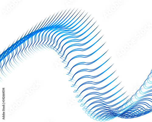 Abstract background blend wave line design for Wallpaper, Banner, Background, Card, Book Illustration, landing page