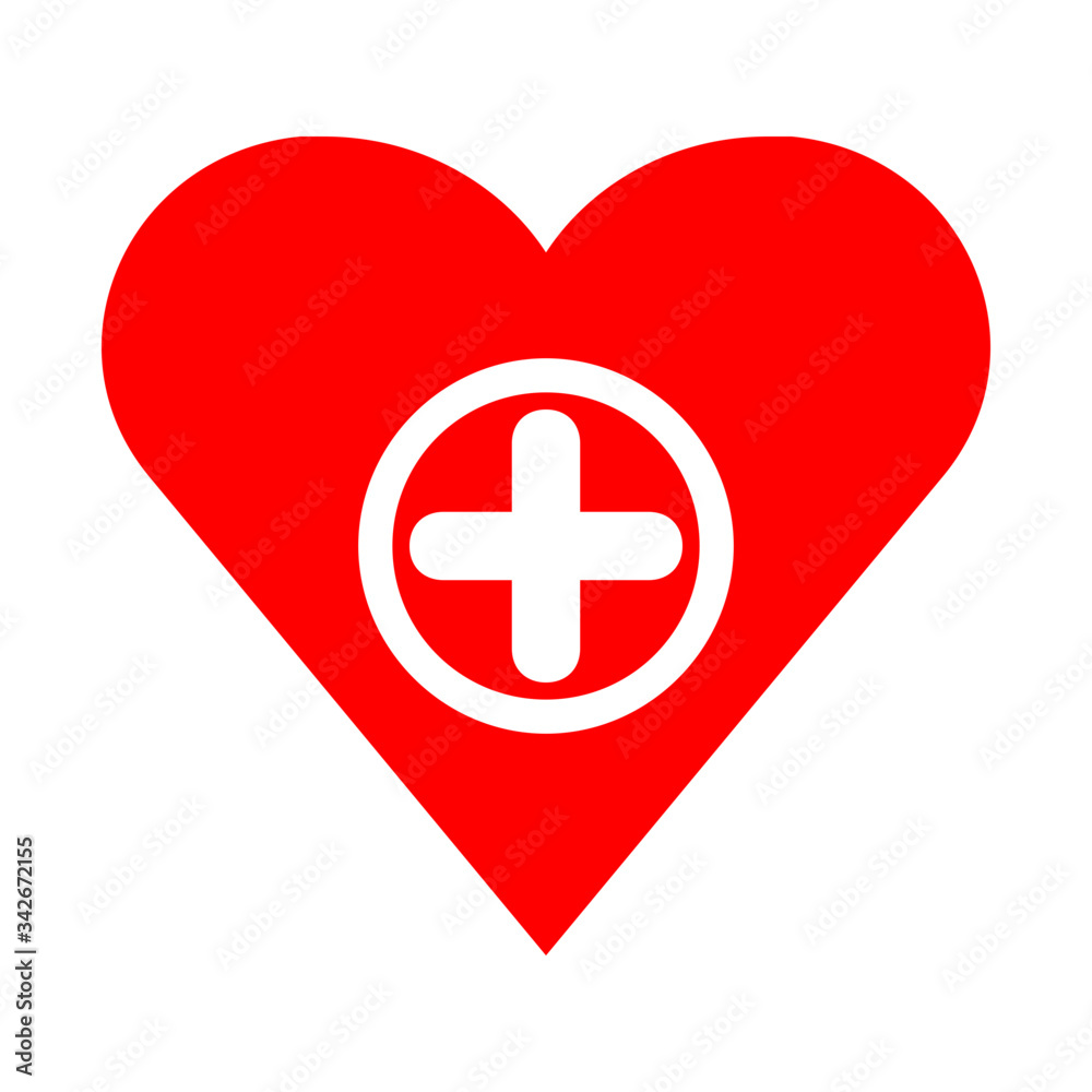 Heart shape and good sign instead. Feel good (plus sign) Heart shape and good sign instead. Feel good (plus sign)