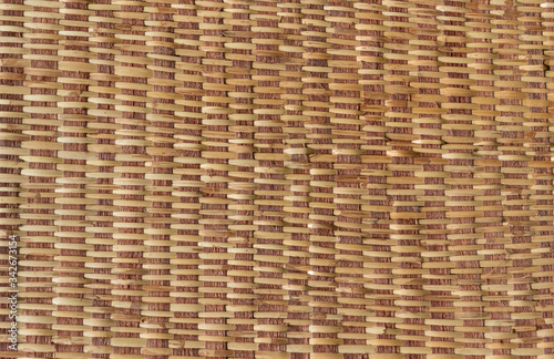 Woven rattan pattern Used for design textured backgrounds
