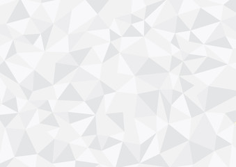 Fototapete Schwarz-weiße geometrische Muster Graue Dreieck Polygone Geometrischer Hintergrund  © VIKTOR