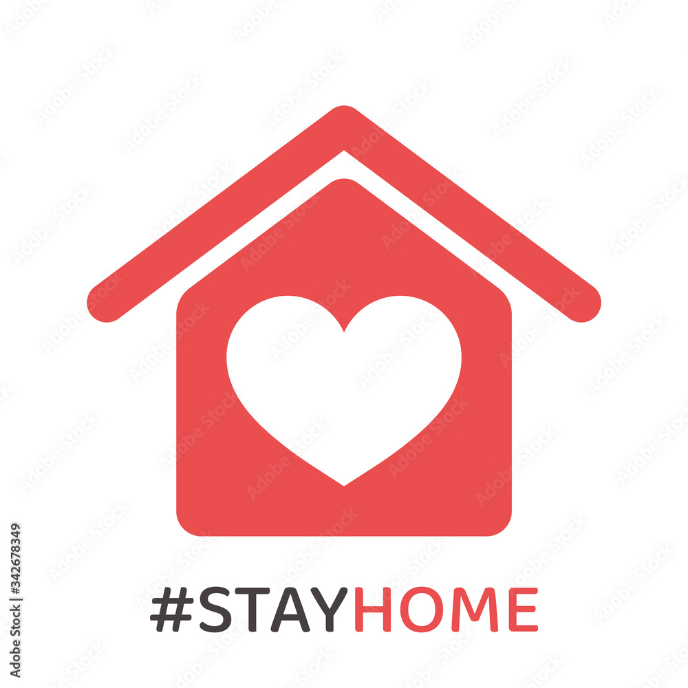 The house structure has a heart in the middle. The idea of being home for a loved one. The house structure has a heart in the middle. The idea of being home for a loved one.