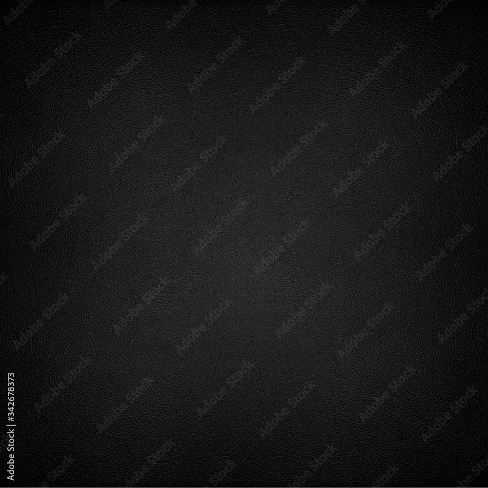 Square black leather texture or background