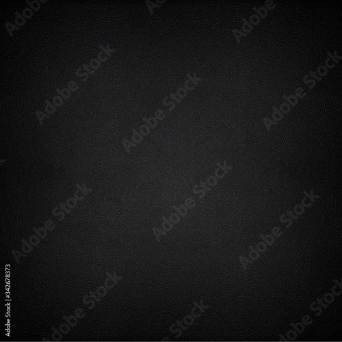 Square black leather texture or background