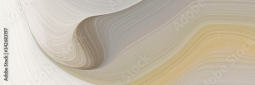 abstract dynamic header with dark gray, linen and pastel brown colors. fluid curved lines with dynamic flowing waves and curves for poster or canvas