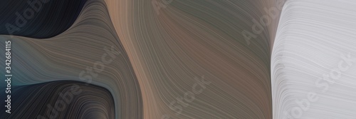 abstract colorful header with dim gray, pastel gray and very dark blue colors. fluid curved lines with dynamic flowing waves and curves for poster or canvas