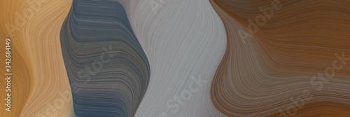 abstract moving banner design with old mauve, peru and light slate gray colors. fluid curved lines with dynamic flowing waves and curves for poster or canvas
