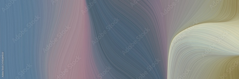 abstract modern header with gray gray, slate gray and silver colors. fluid curved lines with dynamic flowing waves and curves for poster or canvas