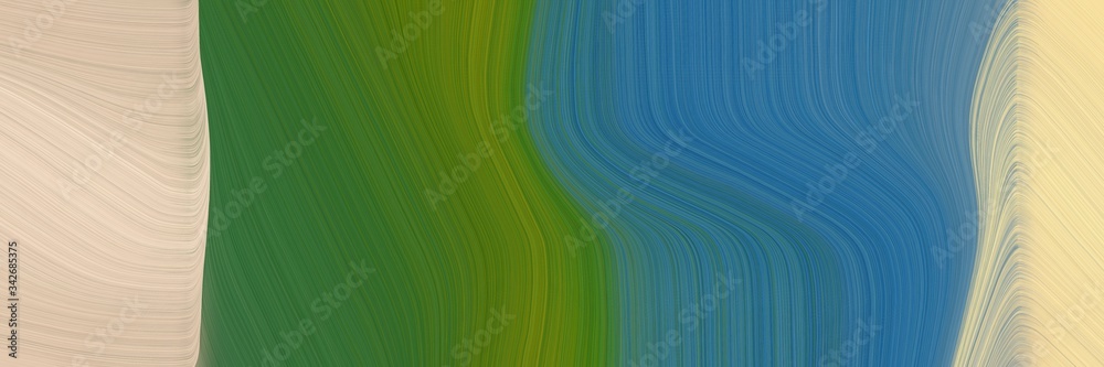 abstract moving horizontal banner with wheat, dark olive green and teal blue colors. fluid curved lines with dynamic flowing waves and curves for poster or canvas abstract moving horizontal banner with wheat, dark olive green and teal blue colors. fluid curved lines with dynamic flowing waves and curves for poster or canvas