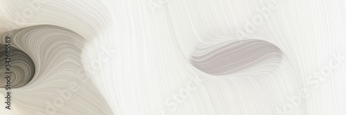 abstract flowing header with beige, dim gray and dark gray colors. fluid curved flowing waves and curves for poster or canvas