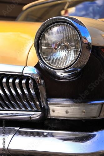 vintage car headlight © Maxim