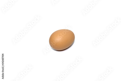 egg on white background