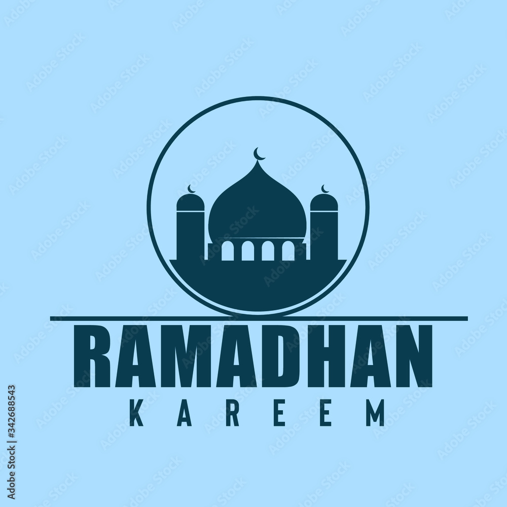 Ramadhan kareem vector illustration can be used as greeting card banner design