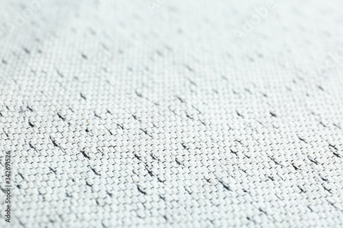 Texture of beautiful white fabric as background, closeup