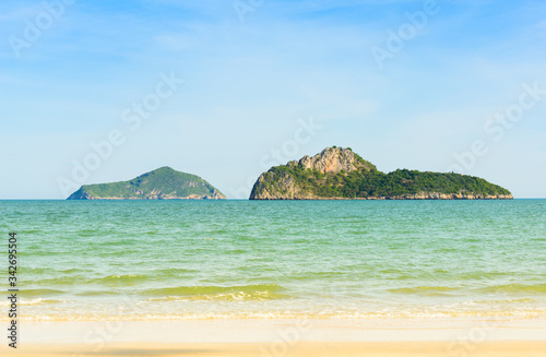 The bay of Ao Manao beach at Prachuap Khiri Khan, Thailand