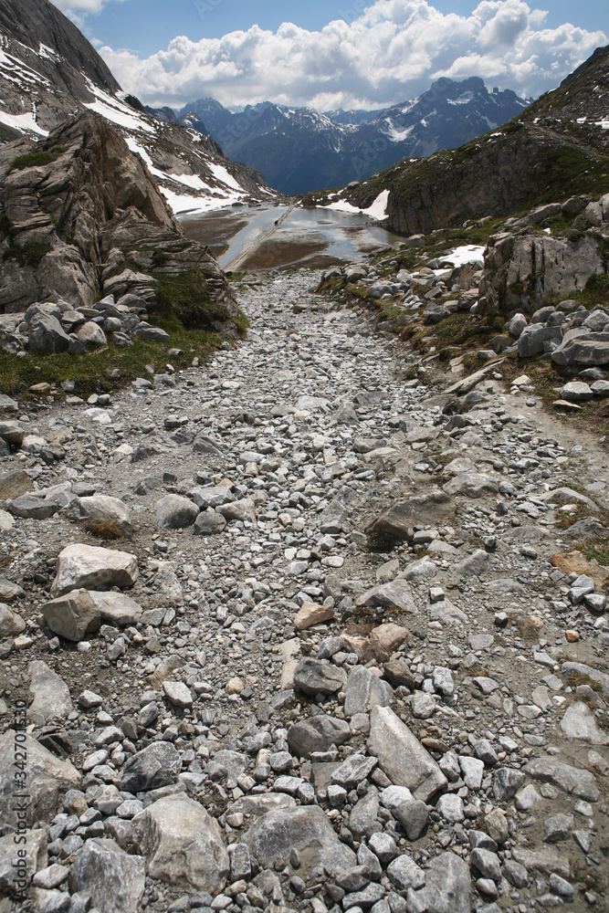 Pralognan et le parc national de la Vanoise en Savoie, France