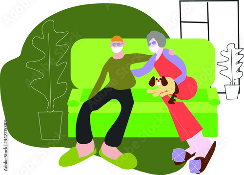 the family at home