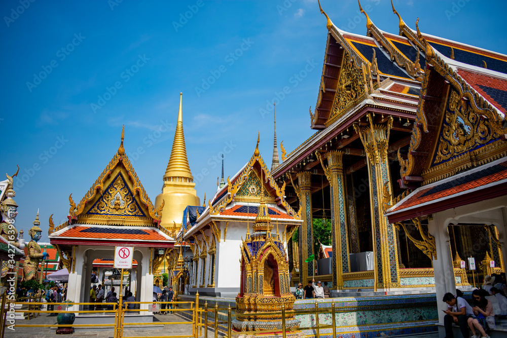 Thailandia, Bangkok - 12 january 2019 - The Chapel of The Emerald Buddha Thailandia, Bangkok - 12 january 2019 - The Chapel of The Emerald Buddha