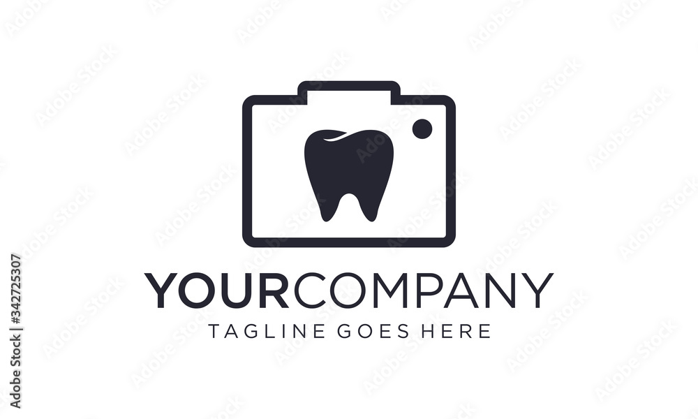 Dental photography for logo design vector editable Dental photography for logo design vector editable