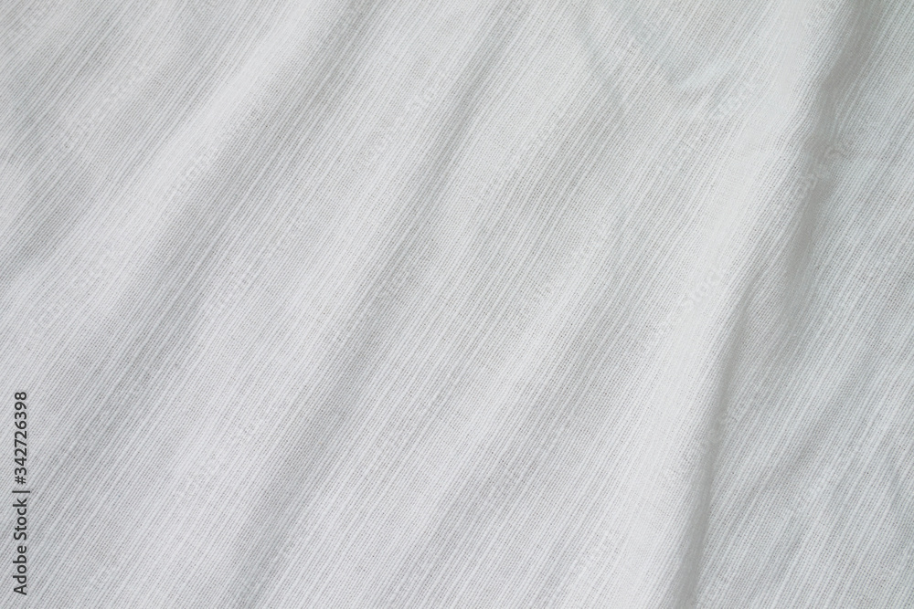 White linen fabric texture Creased or background. White linen fabric texture Creased or background.
