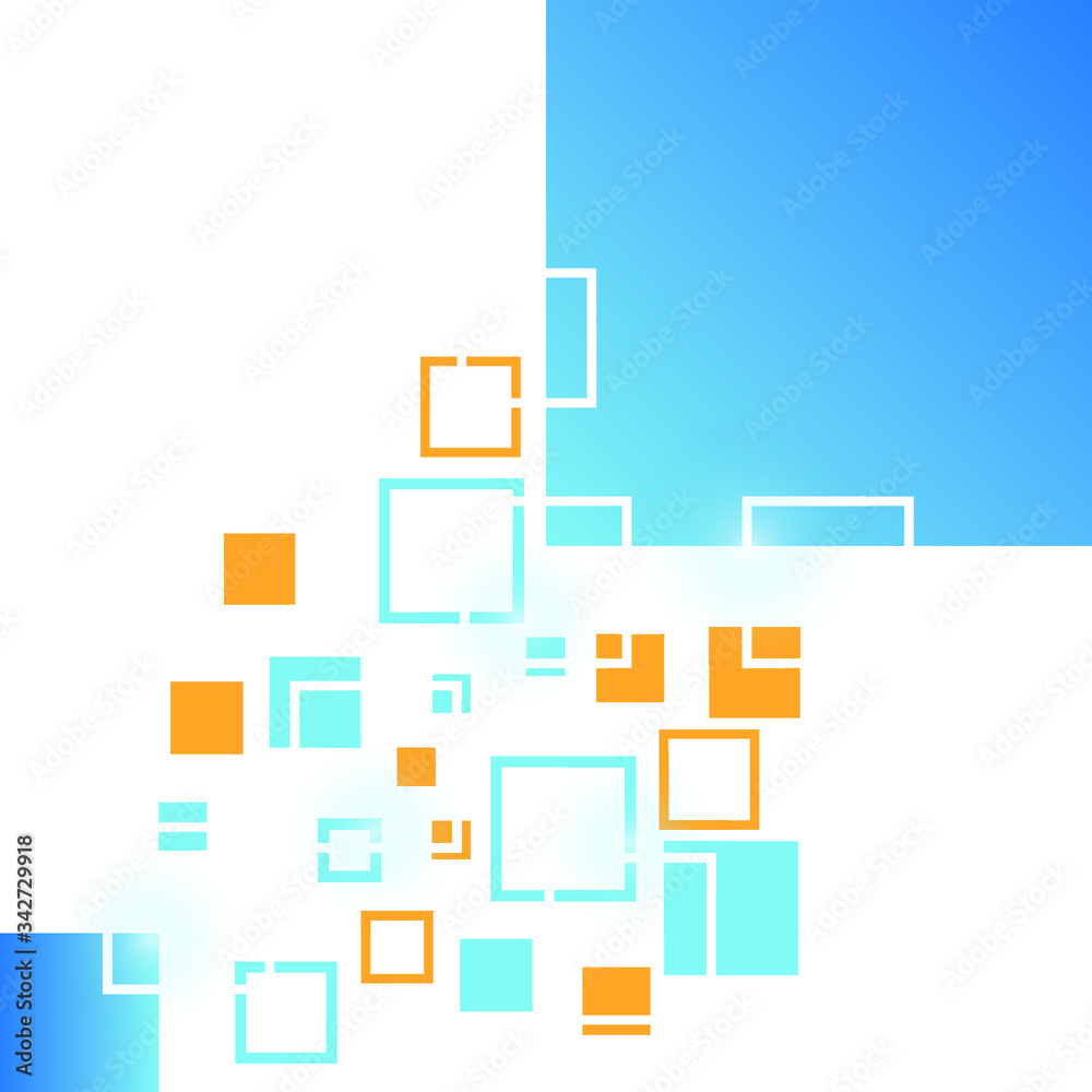 Square background. Abstract color template backgound. Modern graphic for presentation.