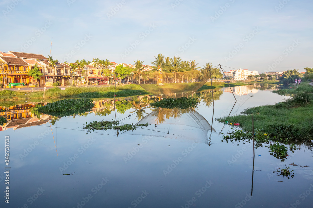 view of Hoi An ancient town, UNESCO world heritage, at Quang Nam province. Vietnam. Hoi An is one of the most popular destinations in Vietnam view of Hoi An ancient town, UNESCO world heritage, at Quang Nam province. Vietnam. Hoi An is one of the most popular destinations in Vietnam